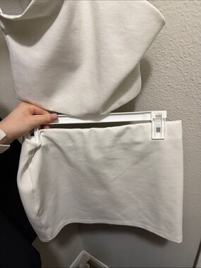 Zara White Mini Skirt
